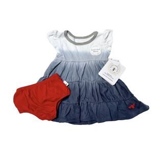 NWT Burt's Bees Organic Dip Dye Dress 3m